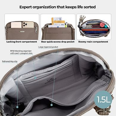 Travelon Anti-Theft Convertible Crossbody & Waist Pack