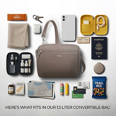 Travelon Anti-Theft Convertible Crossbody & Waist Pack