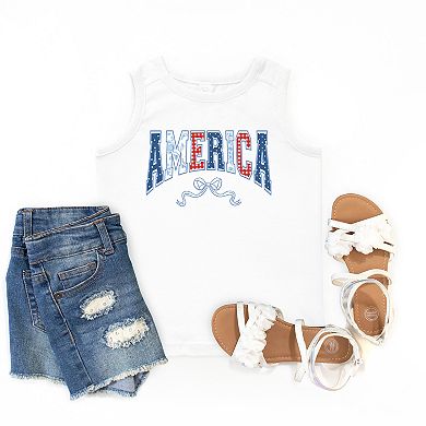 The Juniper Shop Coquette America Arched Youth Tank Top