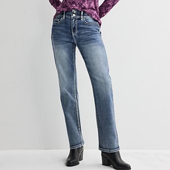 Women's Apt. 9® Tummy Control Straight Jeans