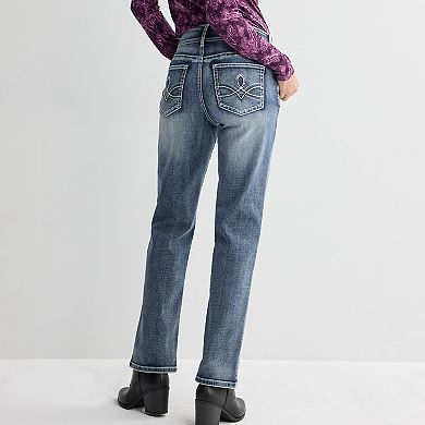 Women's Apt. 9® Tummy Control Straight Jeans