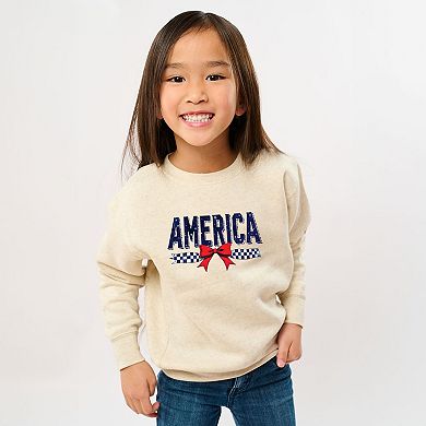 The Juniper Shop America Galaxy Coquette Youth Sweatshirt