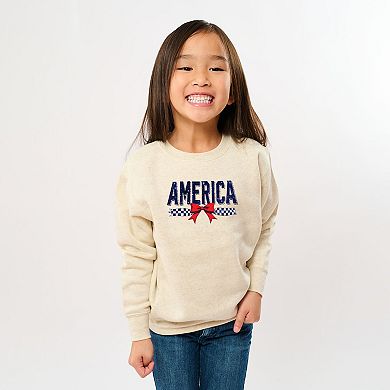 The Juniper Shop America Galaxy Coquette Youth Sweatshirt