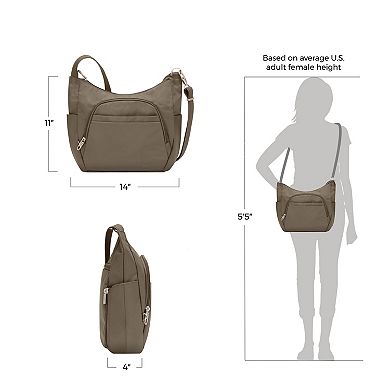 Travelon Anti-Theft Classic Crossbody Bucket Bag