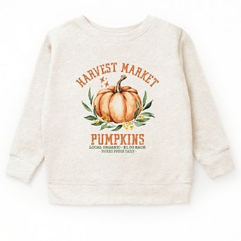 The Juniper Shop Harvest Market Pumpkins Local Organic Youth Sweatshirt