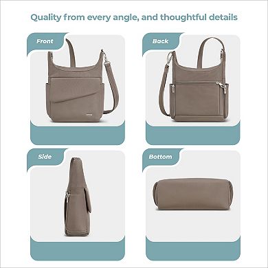 Travelon Anti-Theft Classic Messenger Bag With RFID-Blocking Compartments