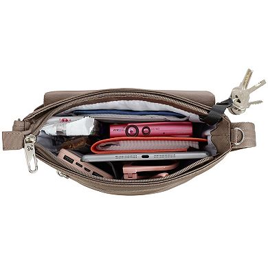 Travelon Anti-Theft Mini Zipper Closure Shoulder Bag