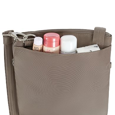 Travelon Anti-Theft Classic Slim Double Zip Crossbody Bag