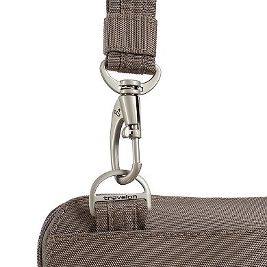 Travelon Anti-Theft Classic Slim Double Zip Crossbody Bag