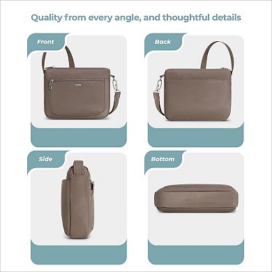 Travelon Anti-Theft Classic Small East/West Crossbody Bag