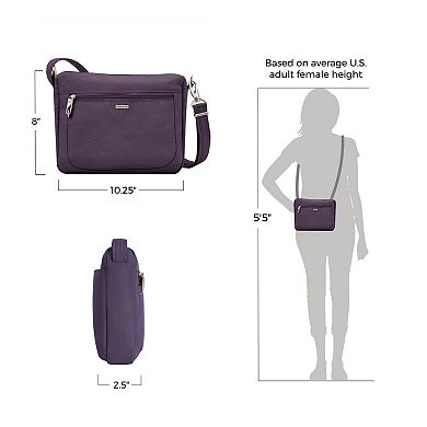 Travelon Anti-Theft Classic Small East/West Crossbody Bag