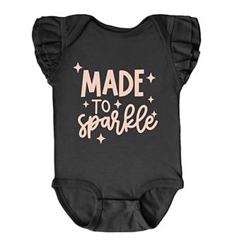 The Juniper Shop Made To Sparkle Flutter Sleeve Bodysuit