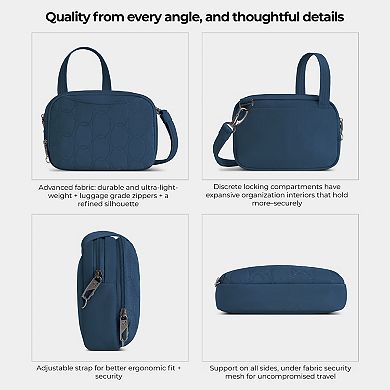 Travelon Anti-Theft Double Compartment Crossbody Bag