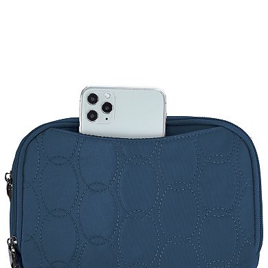 Travelon Anti-Theft Double Compartment Crossbody Bag