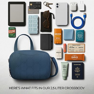 Travelon Anti-Theft Double Compartment Crossbody Bag