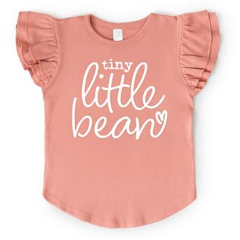 The Juniper Shop Tiny Little Bean Flutter Sleeve Tee