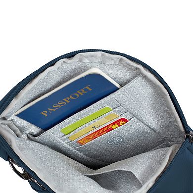 Travelon Anti-Theft Slim Asymmetric Crossbody Bag
