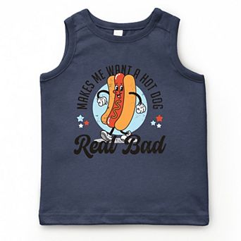 The Juniper Shop Me Wants A Hot Dog Real Bad Cartoon Youth Tank Top