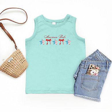 American Babe Star Bow Coquette - Youth Tank Top