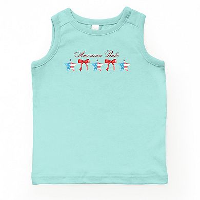 American Babe Star Bow Coquette - Youth Tank Top