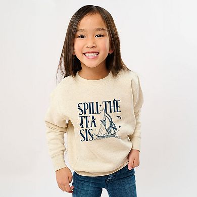 The Juniper Shop Spill The Tea Sis Boat Youth Sweatshirt