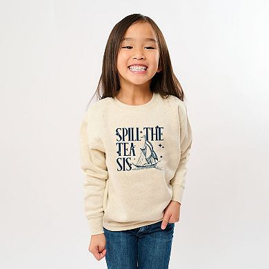 The Juniper Shop Spill The Tea Sis Boat Youth Sweatshirt