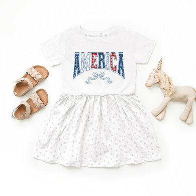 The Juniper Shop Coquette America Arched Toddler Dress