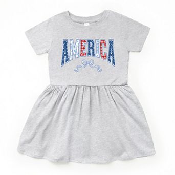 The Juniper Shop Coquette America Arched Toddler Dress