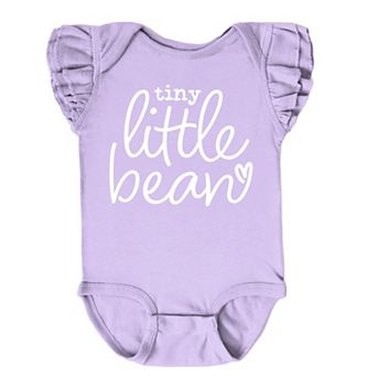 The Juniper Shop Tiny Little Bean Flutter Sleeve Bodysuit