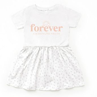 The Juniper Shop Forever Chasing Sunsets Sun Toddler Dress
