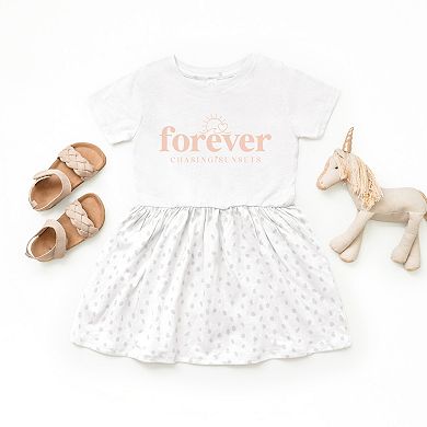 The Juniper Shop Forever Chasing Sunsets Sun Toddler Dress