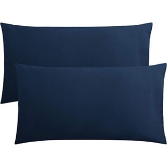 2 Pack Microfiber King Pillow Cases, 1800 Super Soft Pillowcases, 20x36