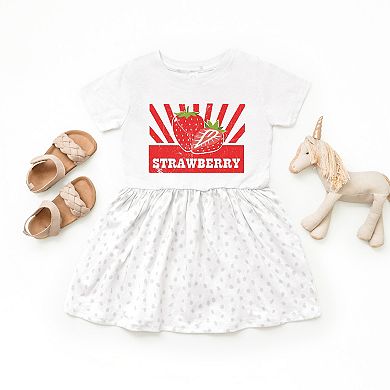 The Juniper Shop Strawberry Rays Toddler Dress