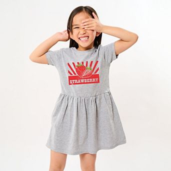The Juniper Shop Strawberry Rays Toddler Dress
