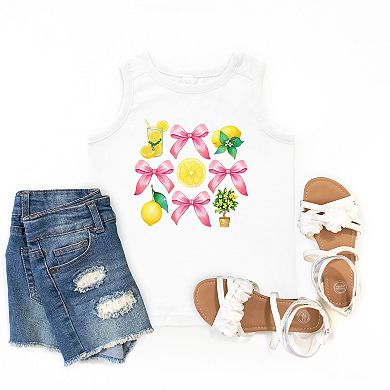 The Juniper Shop Coquette Lemonade Chart Youth Tank Top