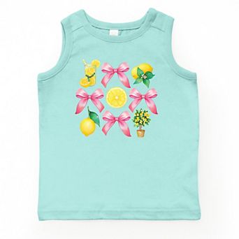 The Juniper Shop Coquette Lemonade Chart Youth Tank Top