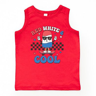 The Juniper Shop Red White and Cool Popsicle Youth Tank Top