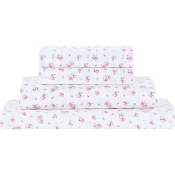 Microfiber Bed Sheets Includes Flat Sheet, Fitted Sheet with Deep Pockets