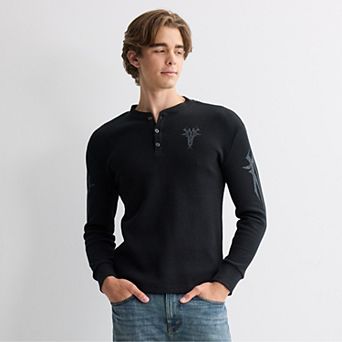 Men's Hollywood Traditional Camo Henley Thermal