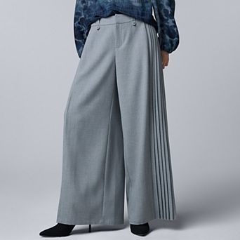Women's Simply Vera Vera Wang Side Pleat Wide Leg Pants