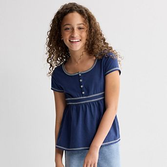 Girls 7-16 Sea + Skye Babydoll Tee