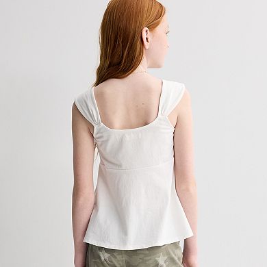 Girls 7-16 Sea + Skye Babydoll Tank Top