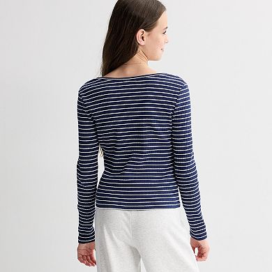 Girls 7-16 Sea + Skye Cozy Cardigan Top