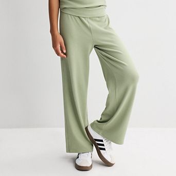 Girls 7-16 Sea + Skye Soft Rib Foldover Pants