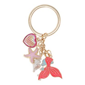 Colorful Ocean Theme Handbag Charms Keychains for Bags and Purses 1 pc