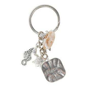 Colorful Ocean Theme Handbag Charms Keychains for Bags and Purses 1 pc