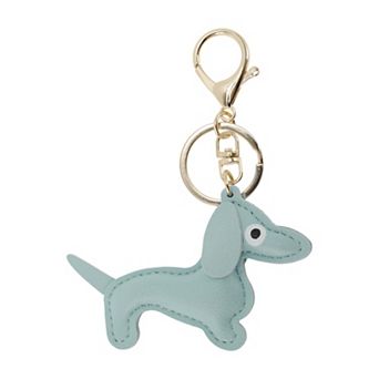 Colorful Dog Keychain Handbag Charms for Bags and Purses 1 pc