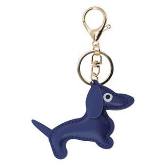 Colorful Dog Keychain Handbag Charms for Bags and Purses 1 pc