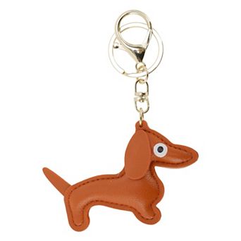 Colorful Dog Keychain Handbag Charms for Bags and Purses 1 pc