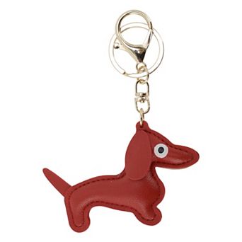 Colorful Dog Keychain Handbag Charms for Bags and Purses 1 pc